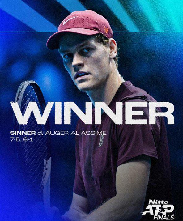 爱游戏大厅-联合杯逆转ATP总决赛，辛纳状态火热